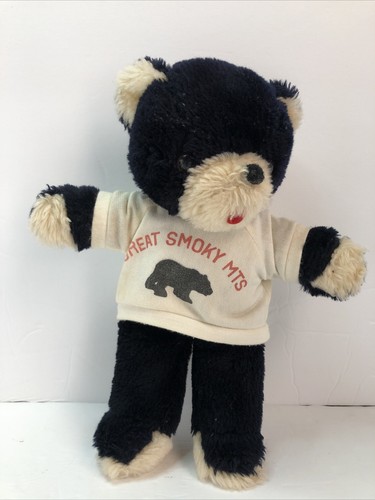 MD19ページ toasted teddy Vintage Plush Brown Teddy Bear W/ Pink Tongue Mouth 80/90's