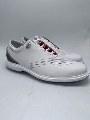 Mens NIKE JORDAN ADG 4 Golf Shoes White Cement / Red DM0103-105 US Size 10.5