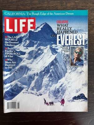 Life Magazine August 1996 Exclusive What Really Happened On Everest - EX cond. 
