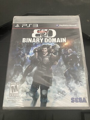 Binary Domain (Sony PlayStation 3, 2012) Brand New factory Sealed 