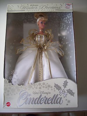Walt Disney's Cinderella KB Toys Winter Dreams Barbie Doll 1997 NIB