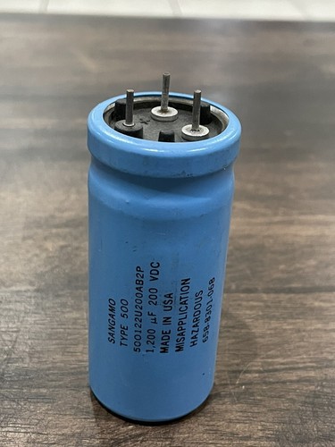 SANGAMO 500122U200AB2P Type 500 Aluminum Electrolytic SANGAMO 500122U200AB2P Type 500 Aluminum Electrolytic