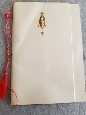 1921 Fort Collins High School Graduation Program & Edward Gaylord Calling Card