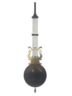 Vintage Lyre French Clock Pendulum 