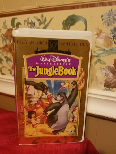 Walt Disney The Jungle Book Vhs Lot Black Diamond, Masterpiece Collection