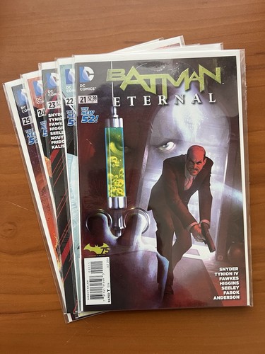 DC Batman ETERNAL Comics New 52 75 Year Anniversary Comics #21-25