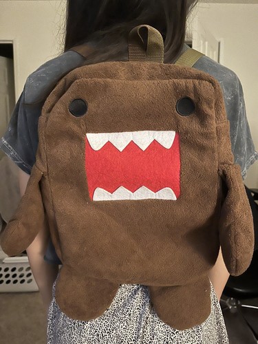 Vintage Domo Backpack -Clean Perfect Condition - Original Plush Backpack - 2010s