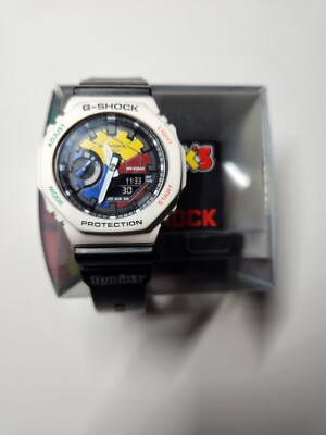 Casio G-Shock Rubik's Cube Limited Edition White Resin Case with Black Resin