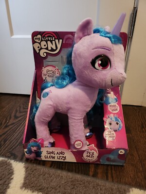 Brand New My Little Pony Just Play Sing & Glow Izzy Lights Sounds 13'' Plush Toy