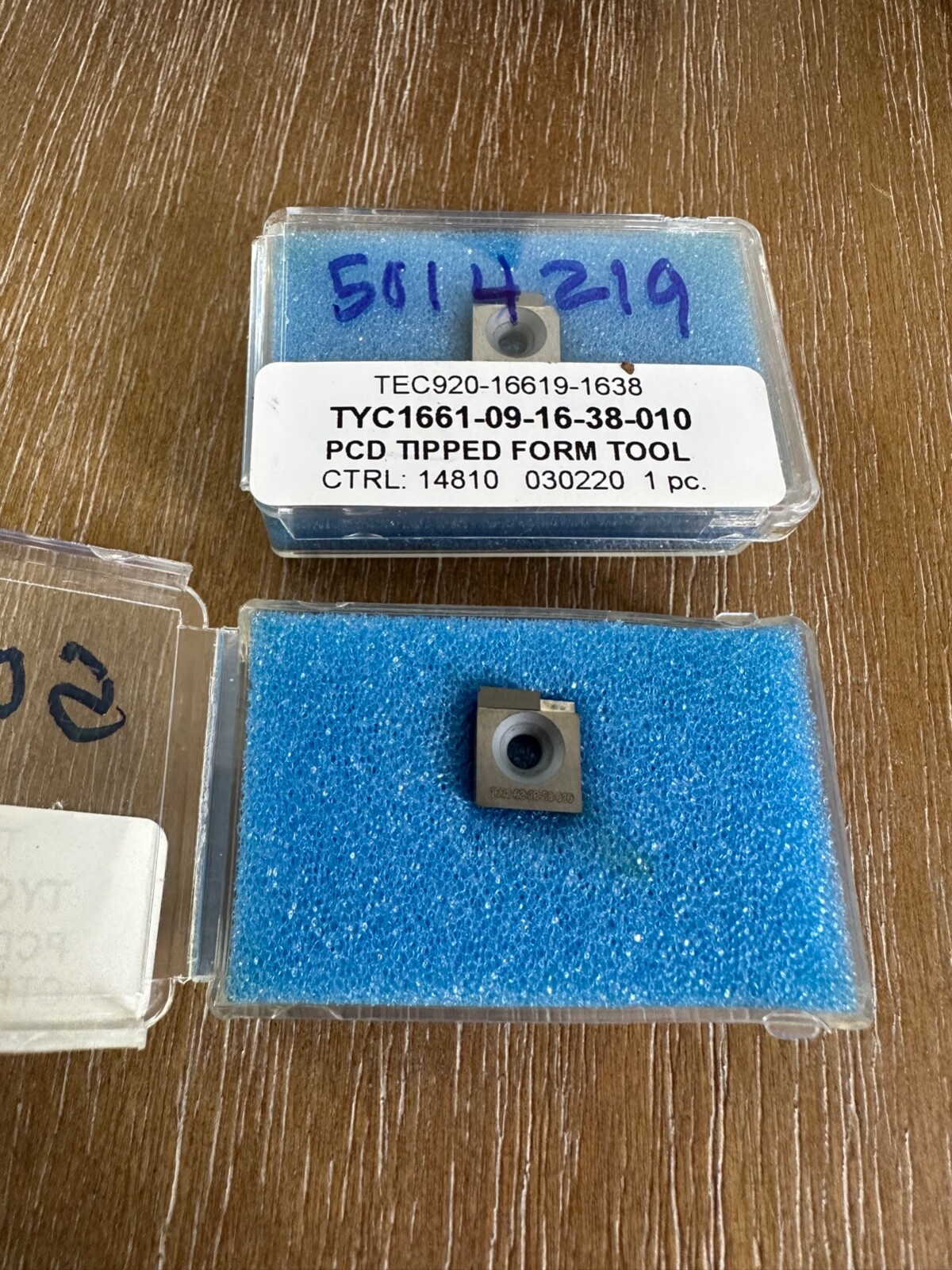 TEC920-16619-1638 CARBIDE  PCD TIPPED INSERT CTRL 14810 030220 QTY 1