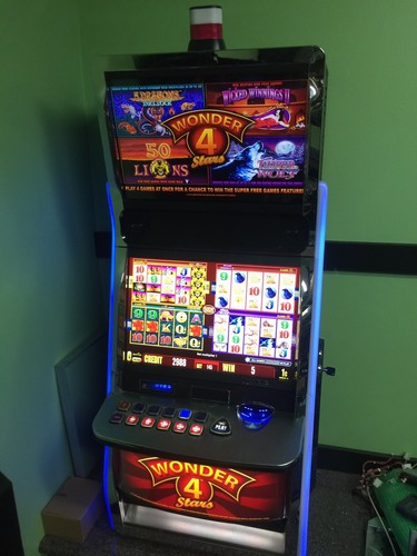 ARISTOCRATIC WANDER 4 STAR SLOT MACHINE. I ALSO HAVE WMS, BALLY, IGT,ETC