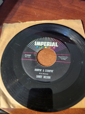 SANDY NELSON ALL NIGHT LONG / ROMPIN' & STOMPIM' 45 RPM RECORD