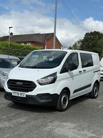2020 70 FORD TRANSIT CUSTOM 2.0 ECO BLUE LEADER D/CAB CREW VAN FSH NEW WET BELT