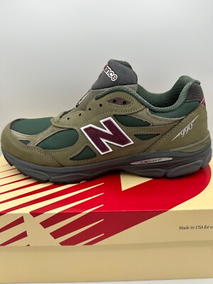 Green new balance 990 deals