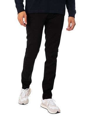 

Мужские брюки чинос скинни Farah Endmore Chino из твила, черные, Черный, F4BHB010-010