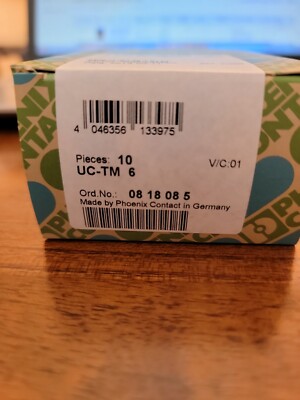 0818085 UC-TM6 NEW Phoenix contact marker labels (2) box of 10 cards FREE SHIP