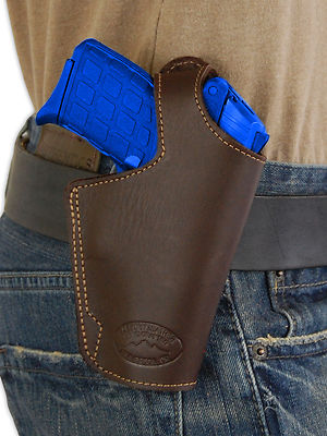 NEW Barsony Brown Leather OWB Belt Loop Holster Kahr Beretta Small 380 UltraComp