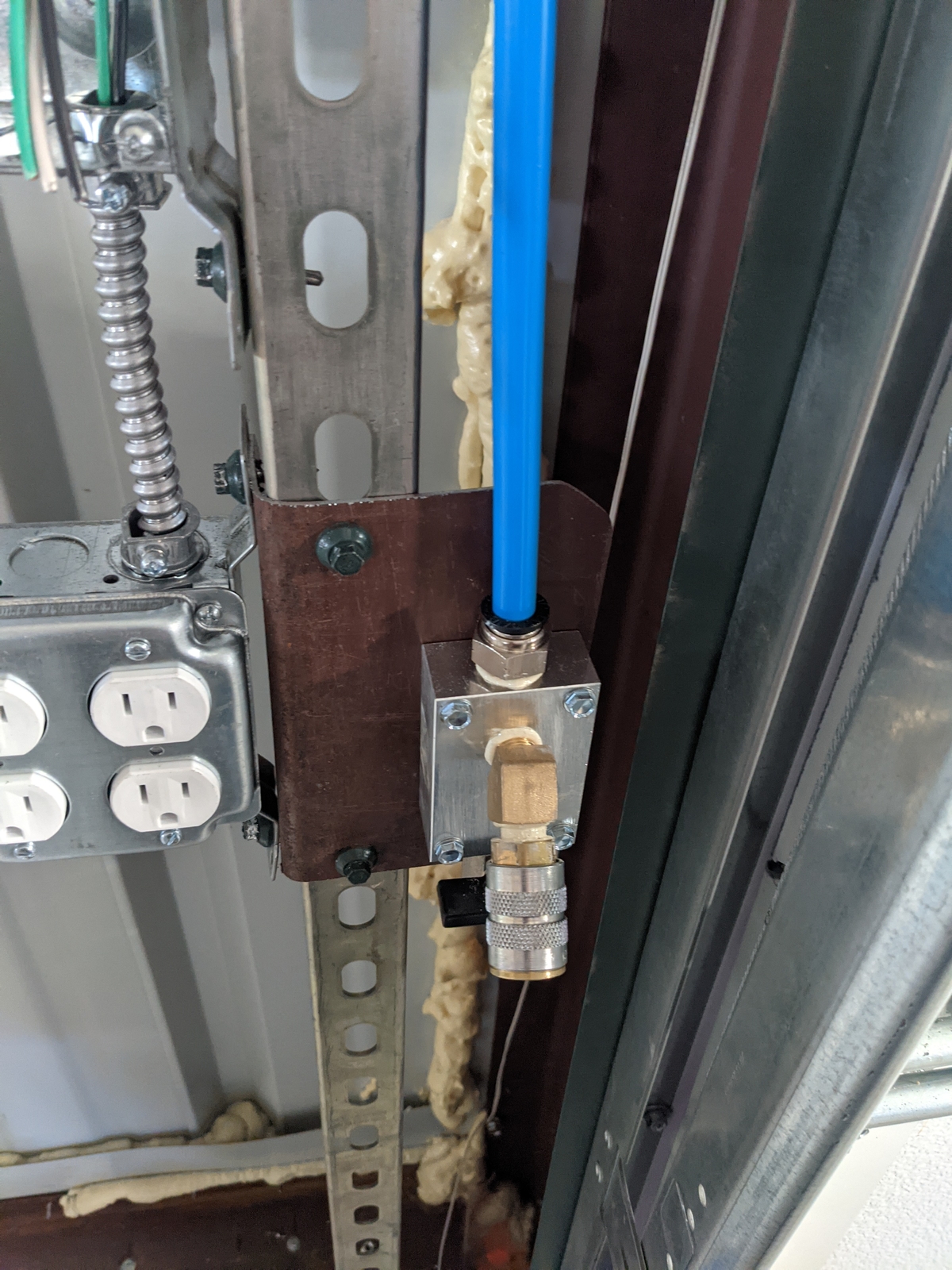 Rapid Air Garage Shop Compressed Air Line Kit Complete System 100 ft 1/