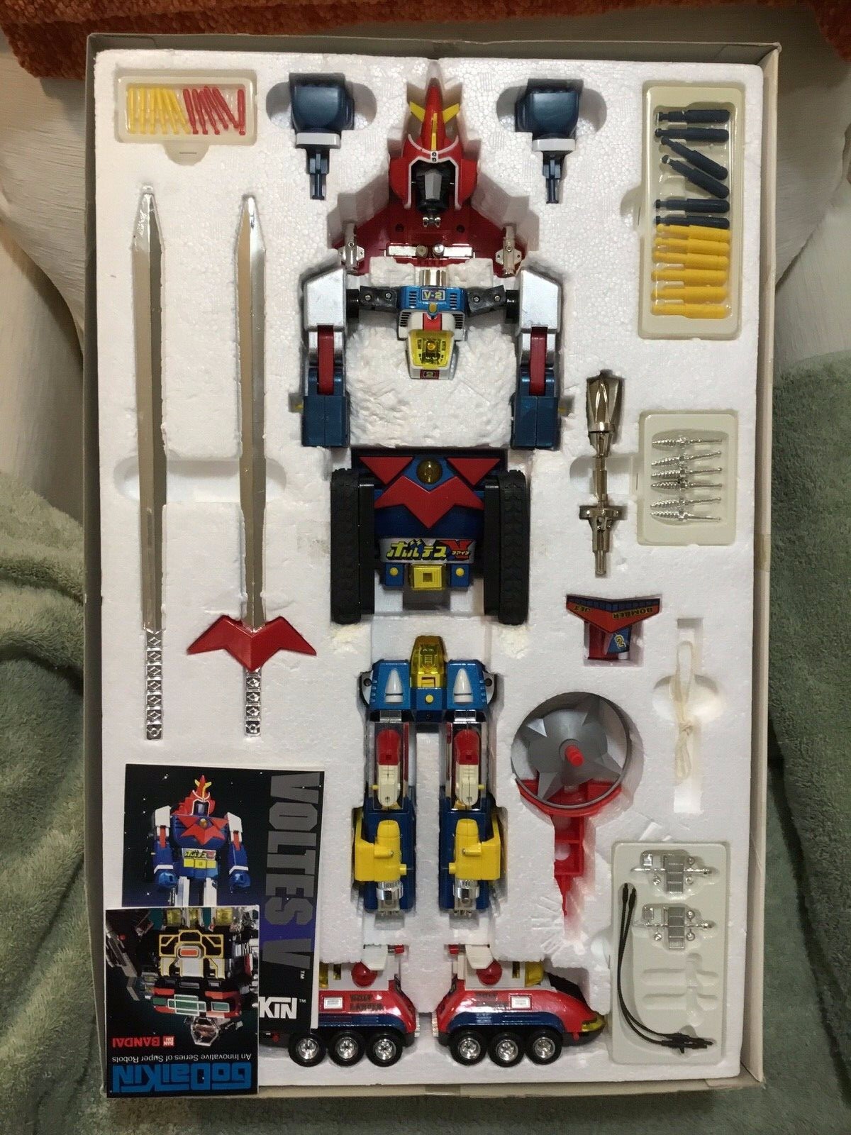 Vintage Bandai 1982 Godaikin Voltes V Robot