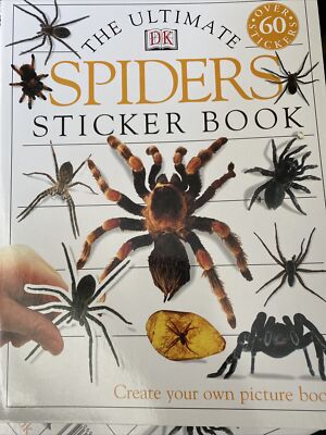 NEW Spiders DK the ultimate sticker Halloween gift boy book for activity bug Kid