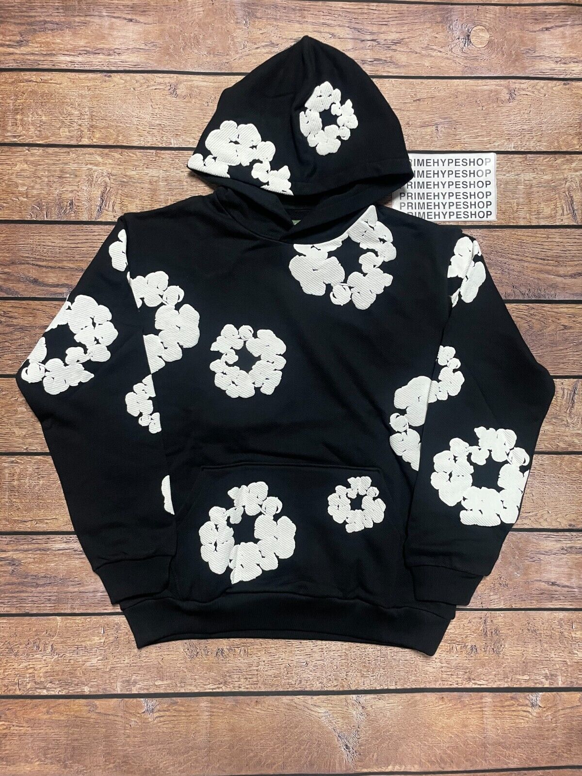 NEW Denim Tears The Cotton Wreath Sweatshirt Black Size S-XL NEW Denim Tears The Cotton Wreath Sweatshirt Black Size S-XL