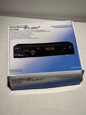 Stellar Labs DT-800 High Definition OTH Digital Tuner w/ HDMI & Component Video