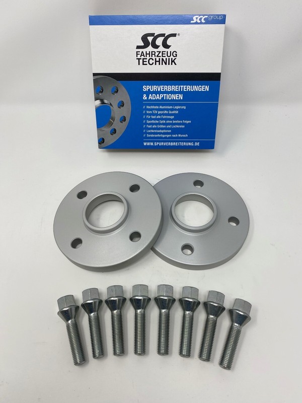 30mm 2x15mm Spurverbreiterungen Scc Mit Radschrauben FÃ¼R Opel 4x100 56,6
