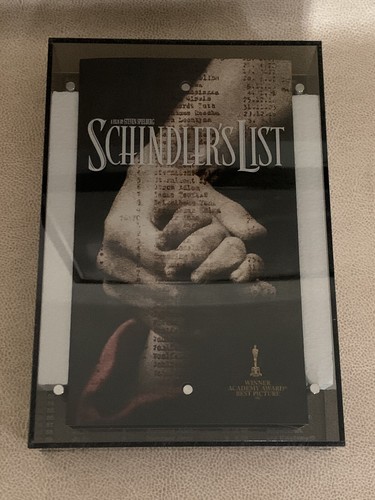 Schindler's List Movie DVD Collectors Gift Plexiglass Box