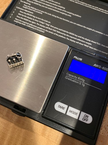 Vintage Beau six pack of beer sterling charm 925  3.7 Grams