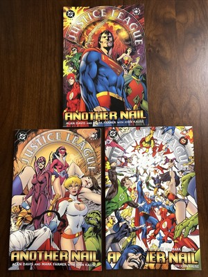 Justice League: Another Nail #1 - 3  Complete Set  DC Comics Alan Davis 2004