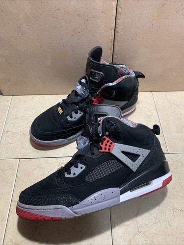 NIKE AIR JORDAN SPIZIKE BLACK VARSITY RED-CEMENT GREY 8.5 NIKE AIR JORDAN SPIZIKE BLACK VARSITY RED-CEMENT GREY 8.5