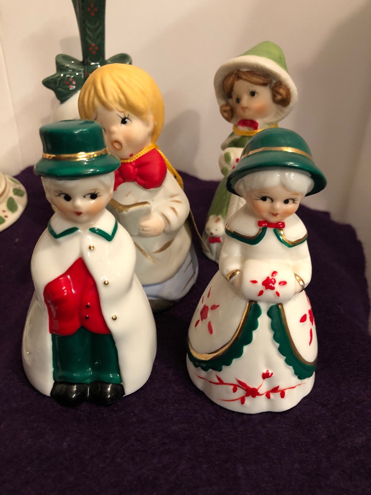 Christmas Bells Santa Claus Carolers Sledding A Lot Of 16