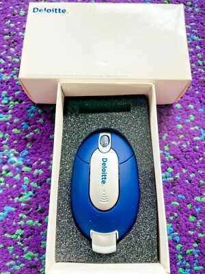DELOITTE Super Mini RF Wireless Optical Computer Mouse - PROMOTIONAL AD - New!