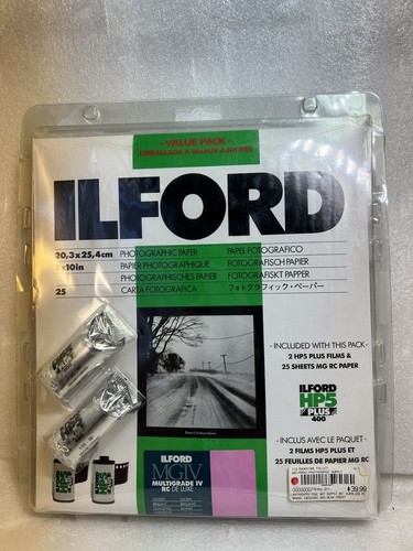 ILFORD HP5 PLUS 400 8×10 25sheet 4箱 Amazon.com : Ilford HP5 Plus Black and White Printing Film