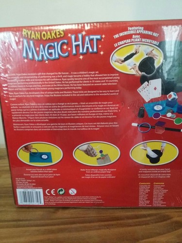 Ideal Ryan Oakes' Magic Hat Set Brand New 75 Tricks Ages 8+