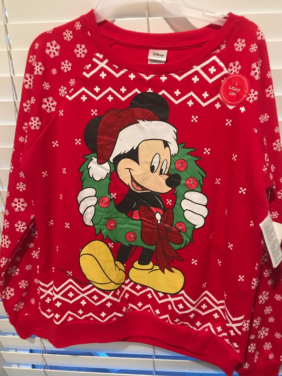 DISNEY Mickey Mouse CHRISTMAS Ugly Sweater SWEATSHIRT DISNEY Mickey Mouse CHRISTMAS Ugly Sweater SWEATSHIRT