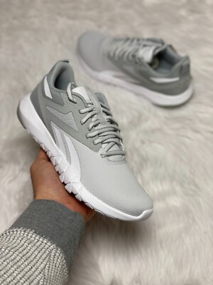 Reebok Flexagon Energy 4 Low Womens Running Shoes Grey White GY6251 NEW Size 7.5