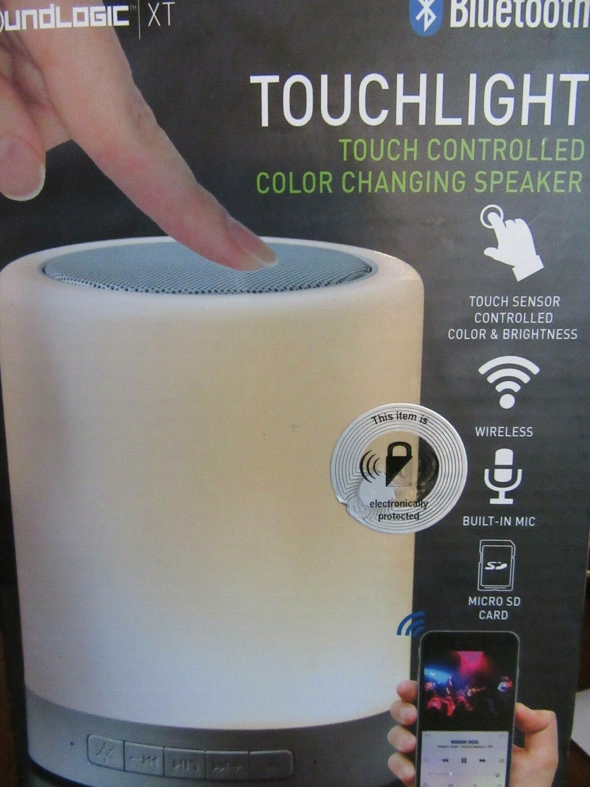 soundlogic bluetooth touchlight speaker