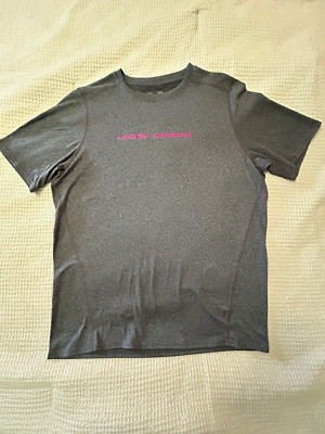Under Armour Black/Hot Pink Heatgear Fitted Shirt Size X-Large, Great Condition!