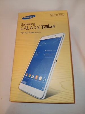 Samsung Galaxy Tab 4 Tablet Wi-Fi Bluetooth 8gb 7-Inch - White (SM-T230NZWAXAR)