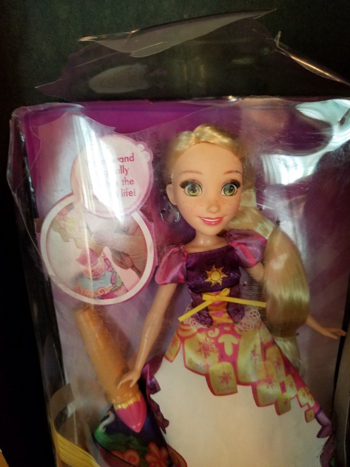 Disney Princess Rapunzel's Magical Story Skirt Doll  nib  Box damaged