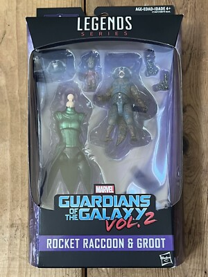 Marvel Legends Guardians of The Galaxy Vol. 2 Rocket Raccoon Groot - Mantis BAF