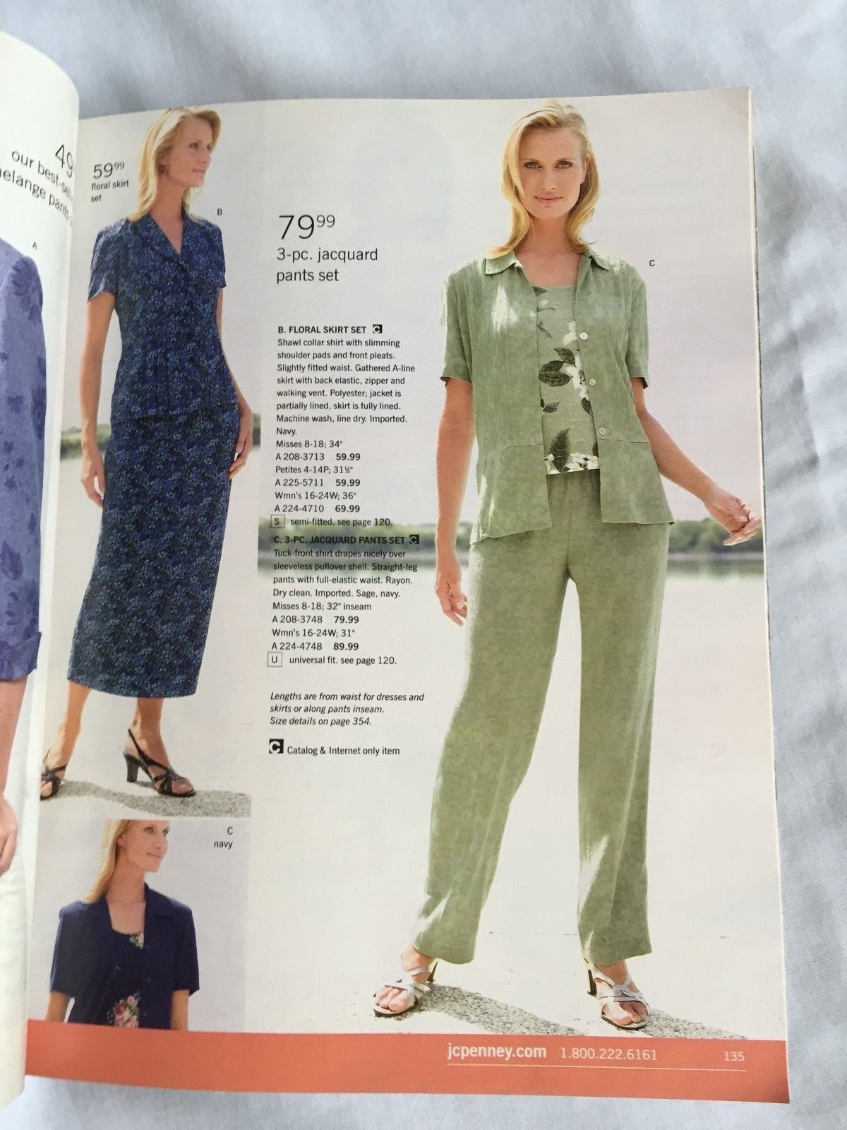 3 JC PENNEY CATALOGS - 2006, FALL WINTER; 2006 SPRING SUMMER;  2009 FALL WINTER