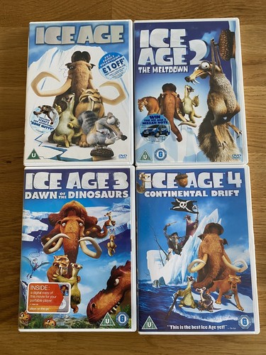 Da-iCE　 DVD 4x Ice Age dvd's The Meltdown, Dawn of the Dinosaurs