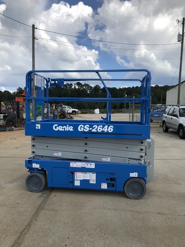 2014 Genie GS2646 Electric Scissor Lift JLG  Boom  Skyjack