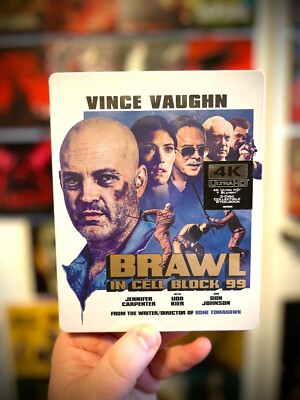 BRAWL IN CELL BLOCK 99 4K Ultra HD Steelbook (BRAND NEW, SEALED)