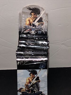 2005, SoulCalibur III 3 UFS CCG Card Game Booster Pack Sealed RARE Calibur TCG