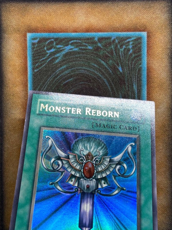 Yugioh Monster Reborn LOB-118 Ultra Rare 1st Ed Glossy PRINT LINE