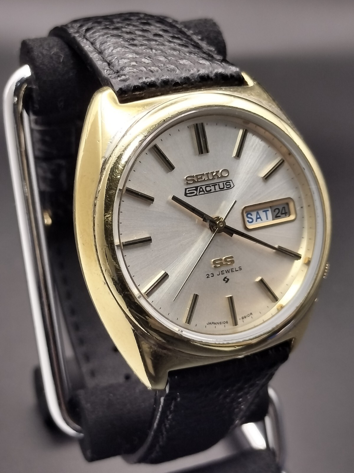 SEIKO 5 ACTUS 腕時計 Vintage Seiko 5 ACTUS Automatic Men's Watch 6106-8670 in