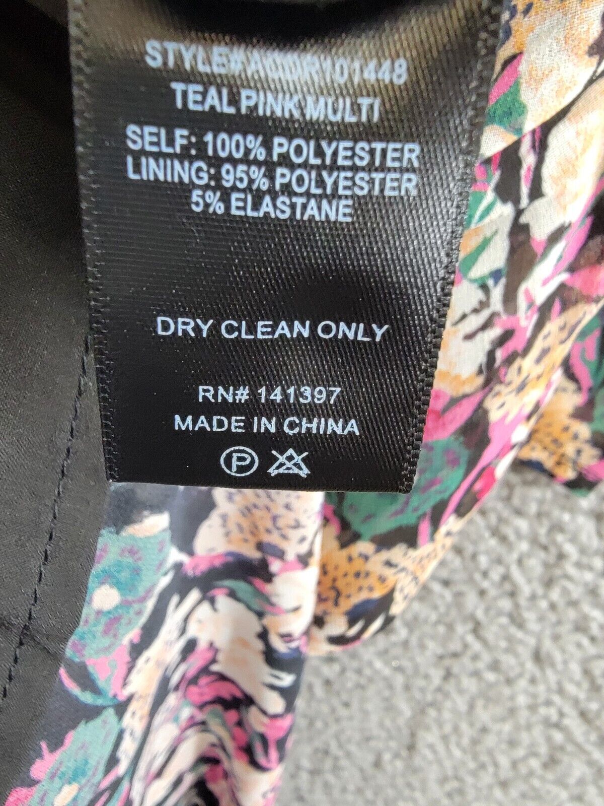 ASTR the Label Jamila Printed Sweetheart-Neck Dress Womens XS Multi Pullover L/S - Picture 13 of 16